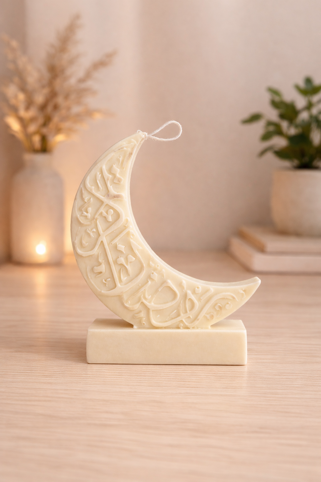 “Ramadan Kareem” - Crescent Candle